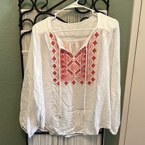 Graphic print blouse